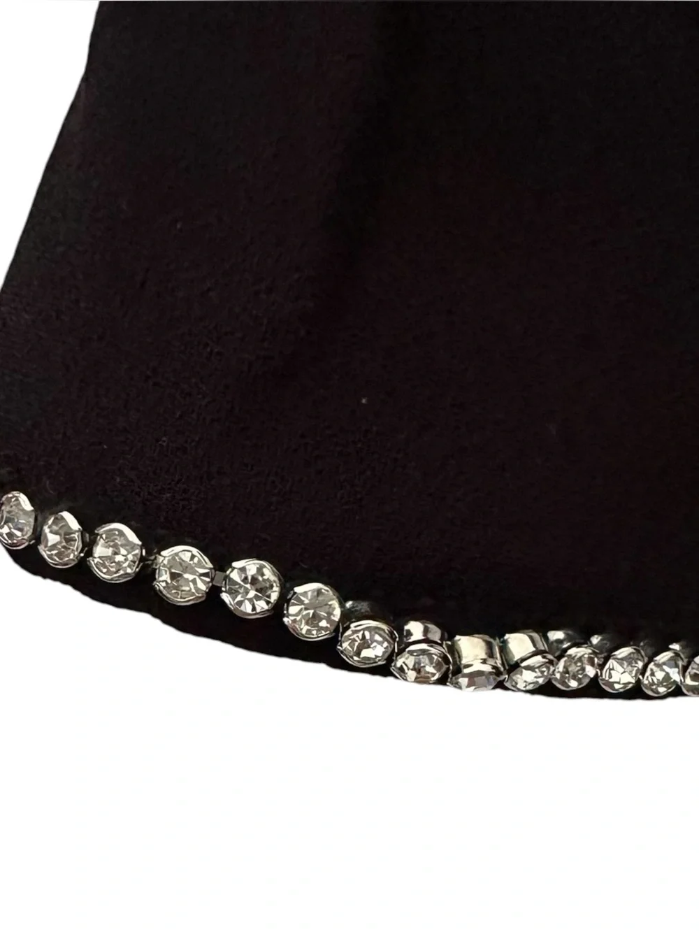 House of CB “Rosa” Dress  Black Crystal Embellished Maxi
